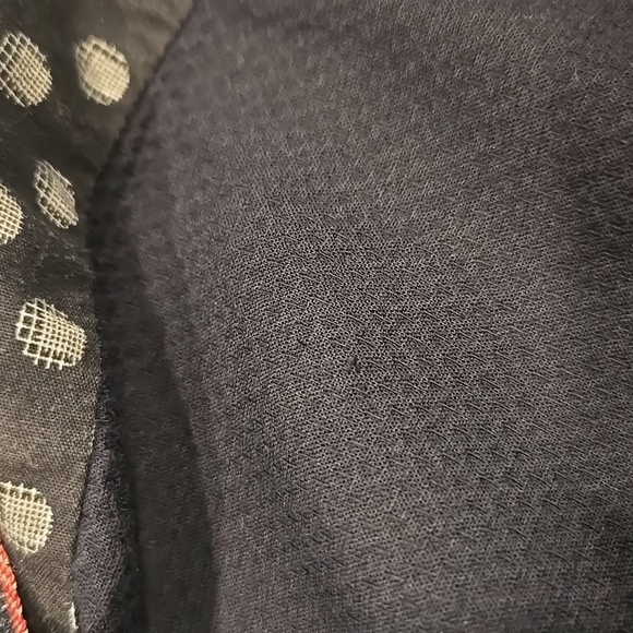TED BAKER LONDON NAVY BLUE BUTTON DOWN SHIRT ACCENTED CUFFS. SIZE 3= SMALL. - Picture 8 of 9